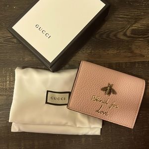 Pink Gucci wallet